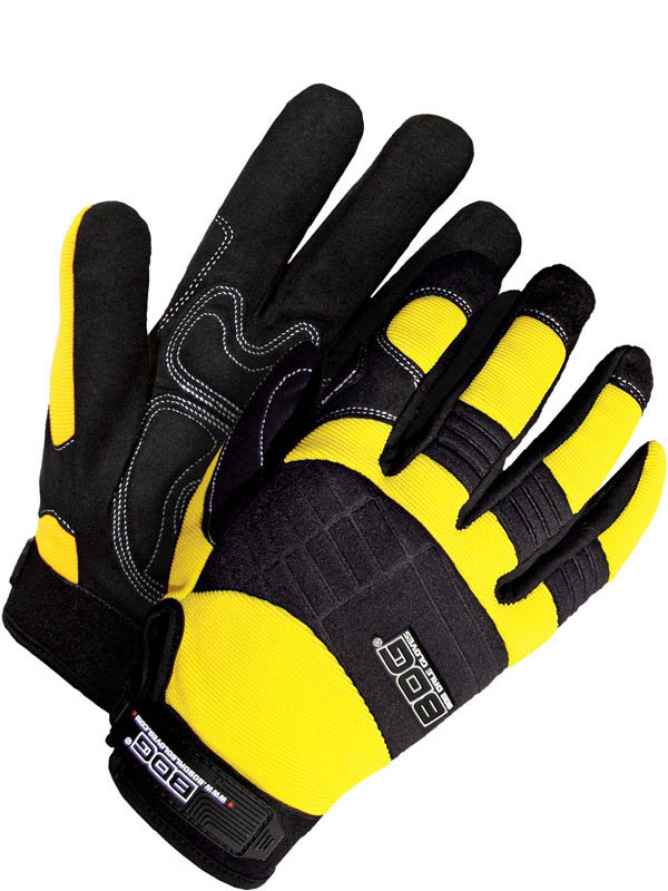 Synthetic Leather Mechanics Glove w/Padded Palm