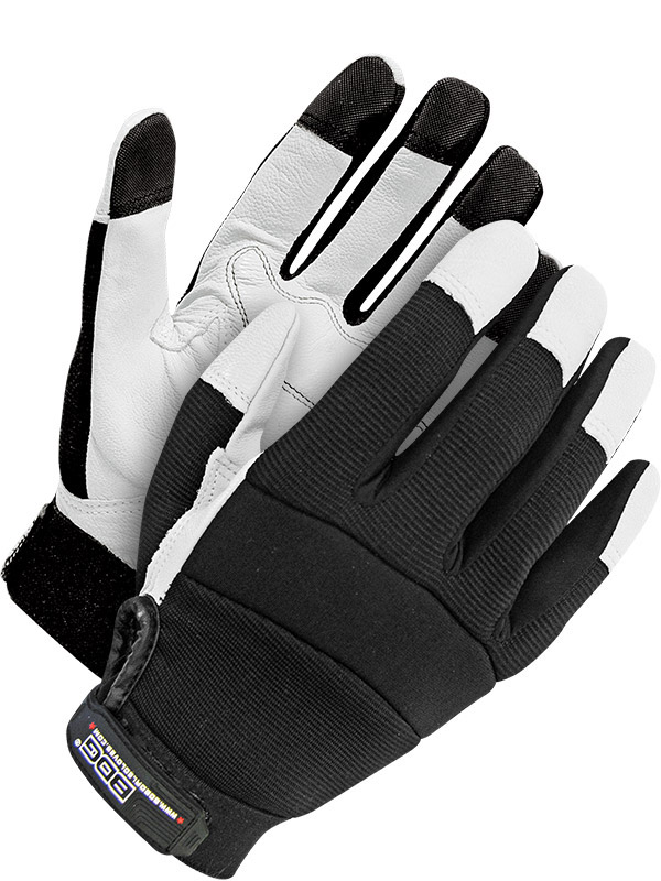 Grain Goatskin Mechanics Glove w/Padded Palm