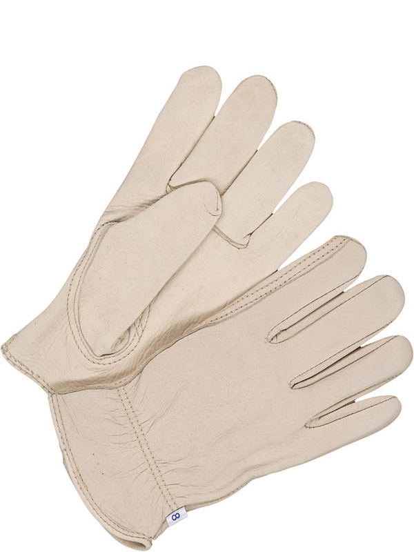 Guantes de conductor de piel flor de vaca