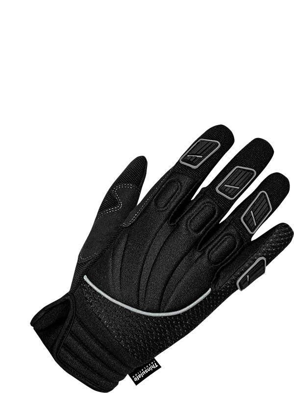 Small Bob Dale 20-9-104-S Ladies Lined Synthetic Leather Performance Glove Black 