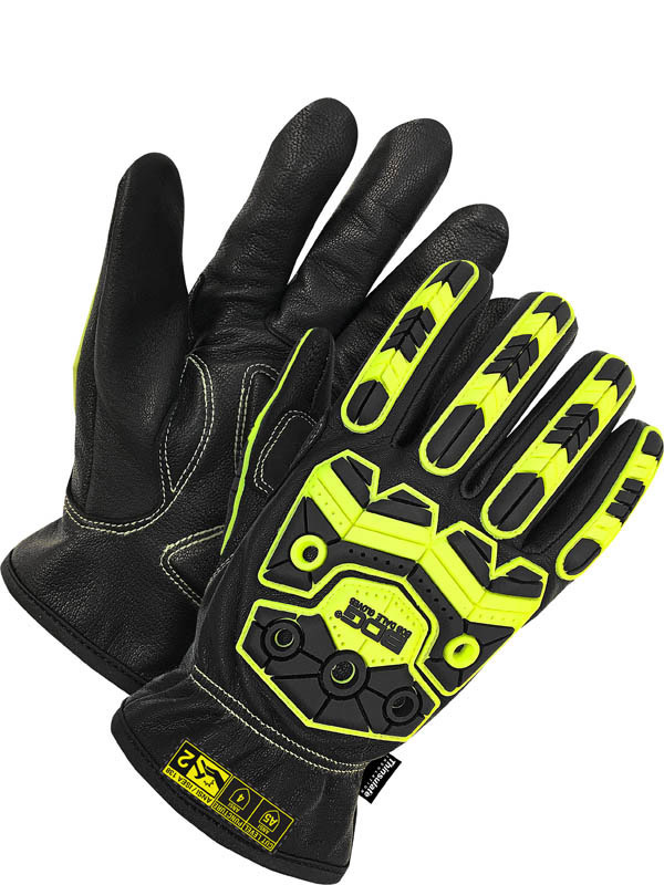 Bob Dave Gloves Bob Dale Gloves 8092200XL Mens Leather Glove Black Lined Thinsulate C40 