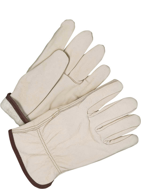 Guantes de conductor de piel flor de vaca con aislamiento