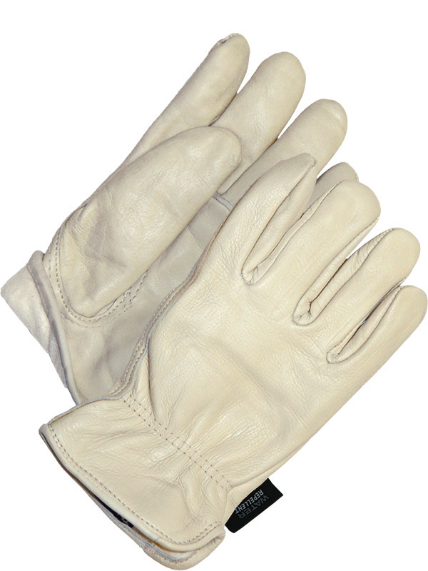 Guantes de conductor de piel flor de vaca con aislamiento (agua)