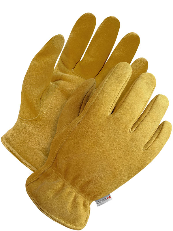 Guantes de trabajo para hombre piel de ciervo cuero de cuero del conductor  protección de seguridad desgaste seguridad