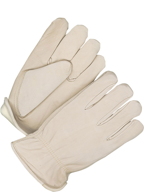 Guantes de conductor de piel flor de vaca con aislamiento