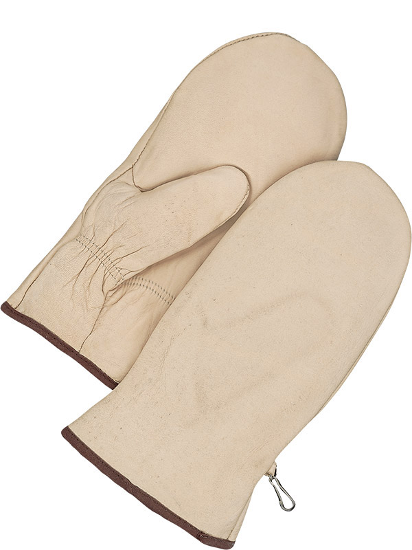 Grain Cowhide Mitt