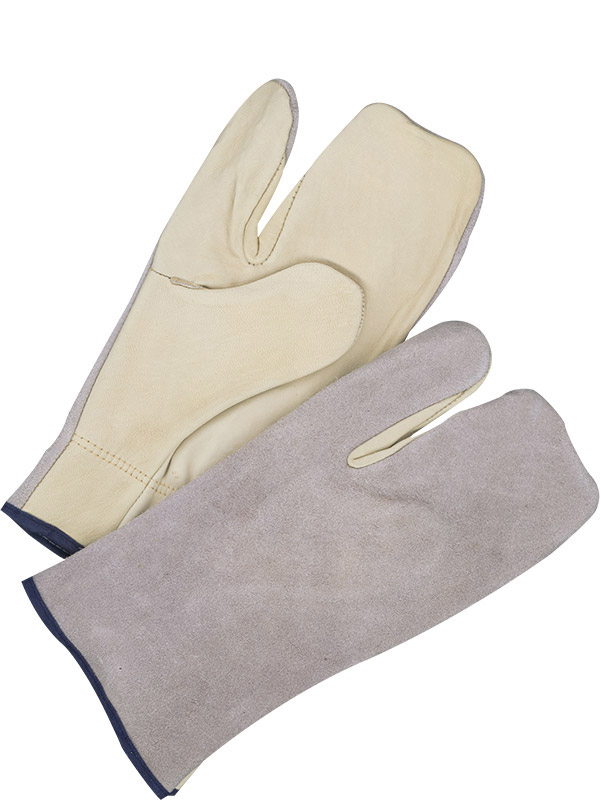 Grain Cowhide 1-Finger Mitt