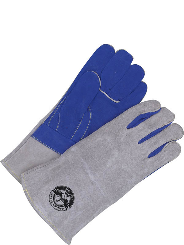 Guantes de soldadura de piel serraje de vaca con manguito