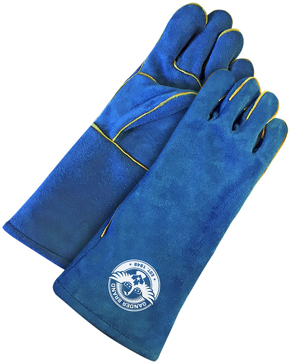 Guantes de soldadura de piel serraje de vaca