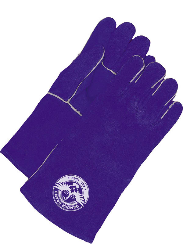 Guantes de soldadura de piel serraje de vaca con manguito