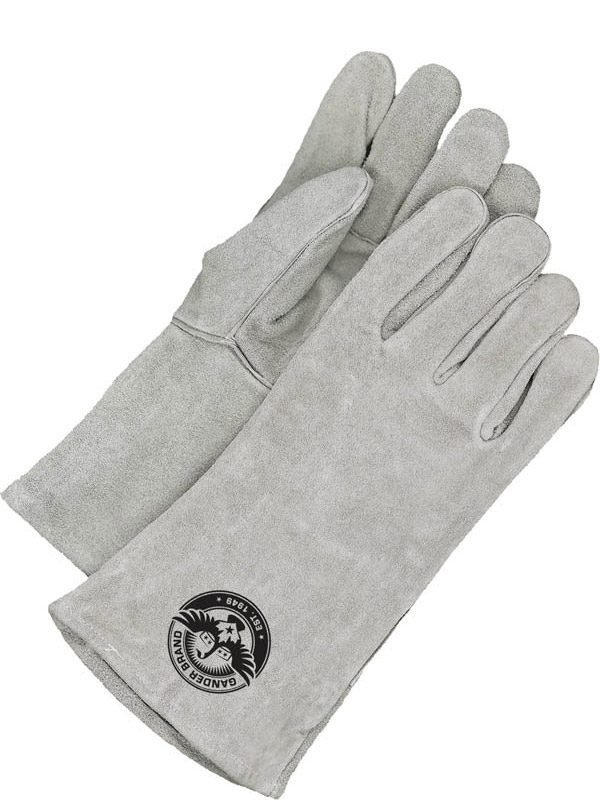 Split Cowhide Welder w/Gauntlet Cuff