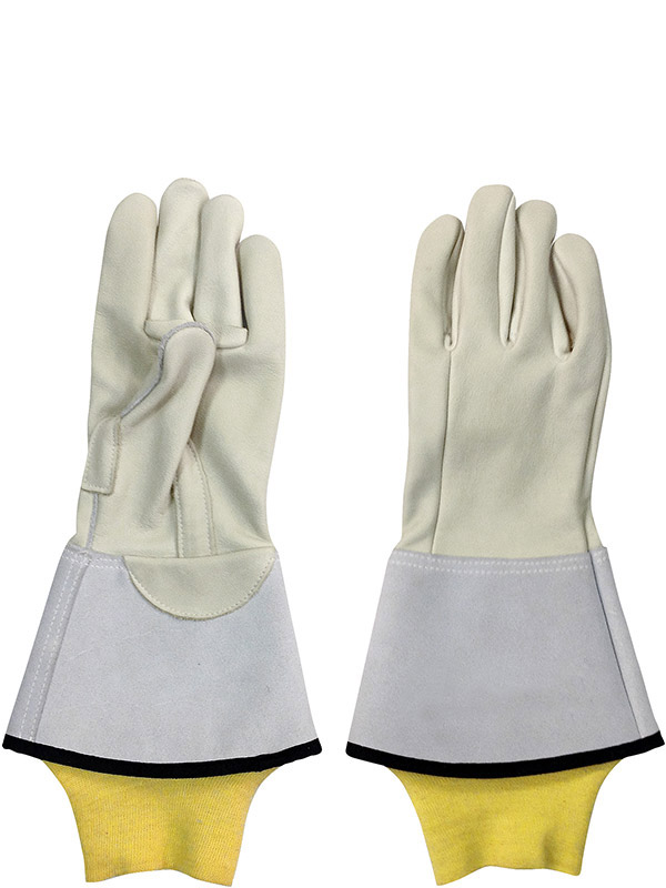 Grain Cowhide Utility Glove w/Knit Wrist