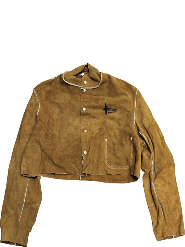 Split Leather Welding Half Jacket