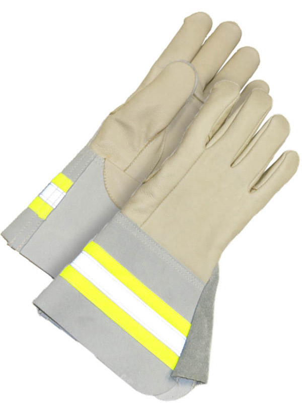 Lined Grain Cowhide Utility Glove (Hi-Viz)