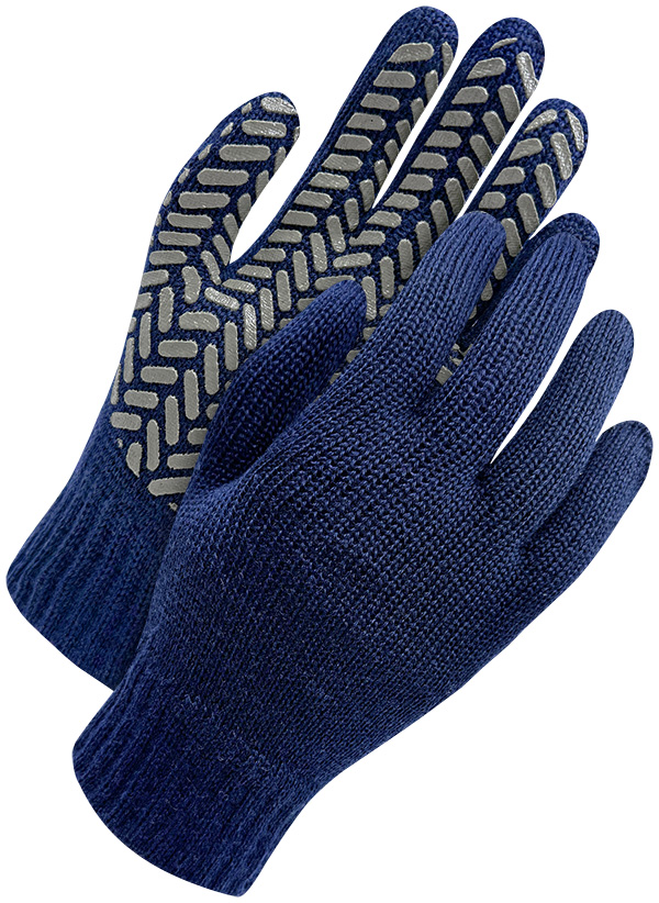 Guantes de lana con agarre de PVC