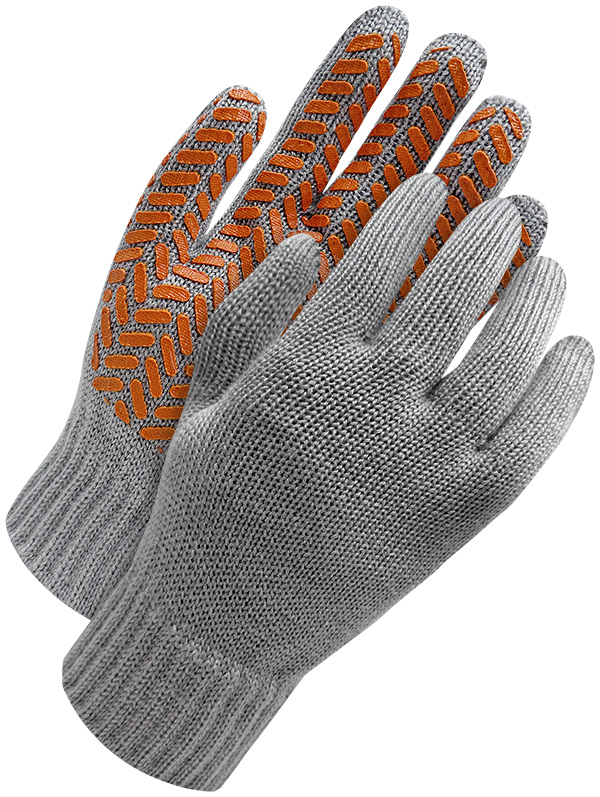 Guantes de lana/acrílico con agarre de PVC