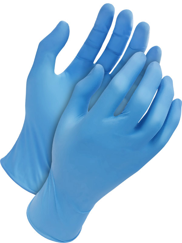 Guantes desechables de nitrilo de 3 mil