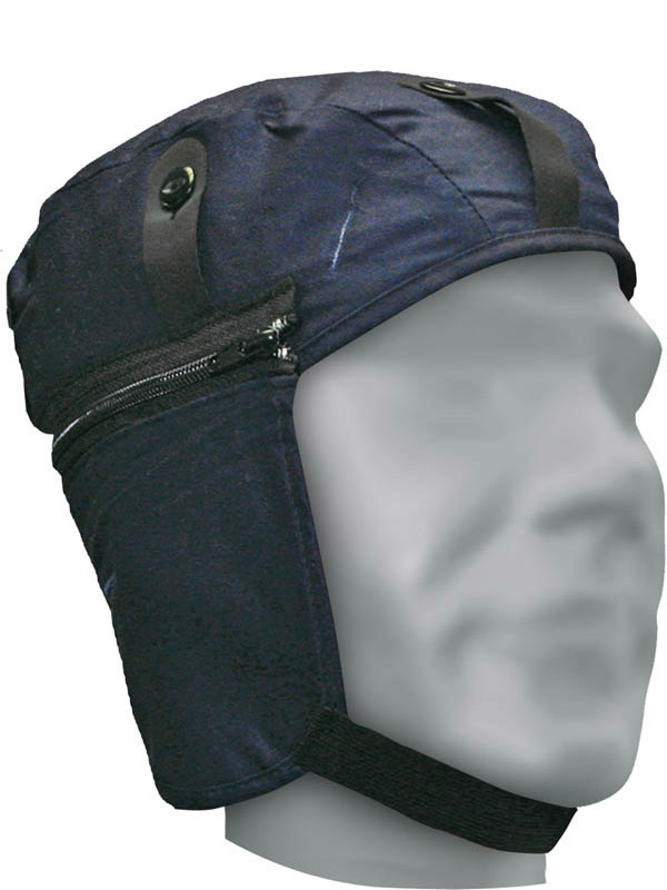 Forro para casco de seguridad de algodón con protector de orejas