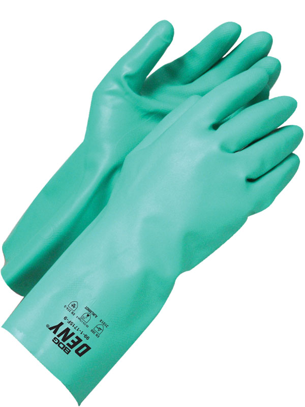 13" Nitrile Glove w/Flock Lining