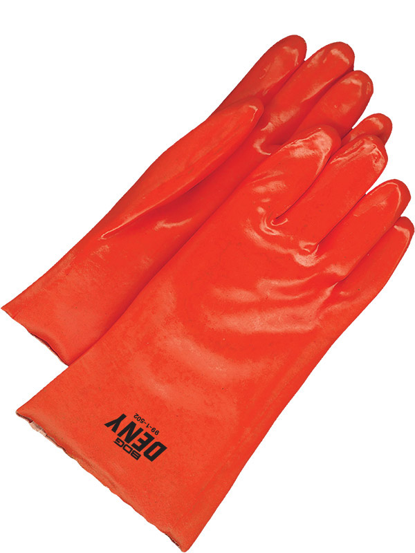 12" PVC Glove w/Cotton Lining