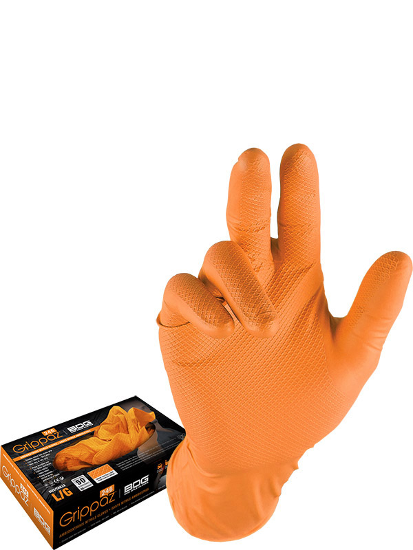 Guantes desechables de nitrilo de 6 mil