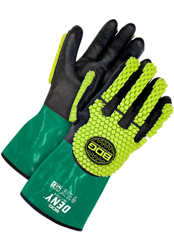12" PVC Glove w/Cut-Resistant Lining