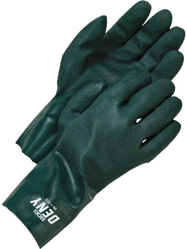 12" PVC Glove w/Fleece Lining