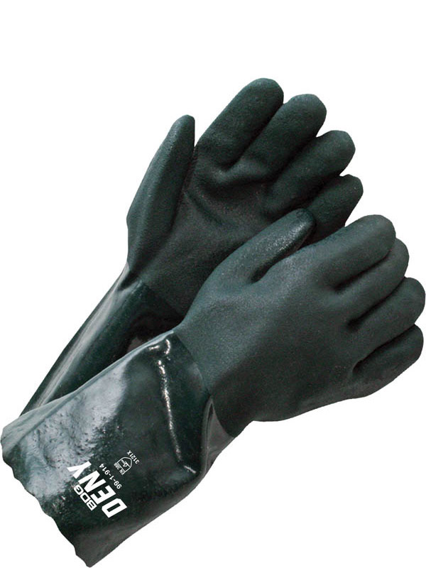 14" PVC Glove w/Fleece Lining