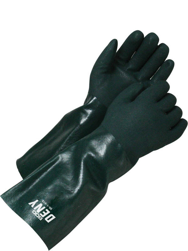18" PVC Glove w/Fleece Lining