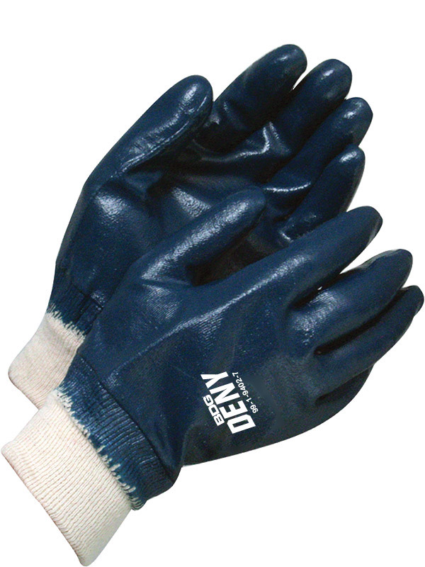 Full Nitrile Coated Cotton w/Knit Wrist