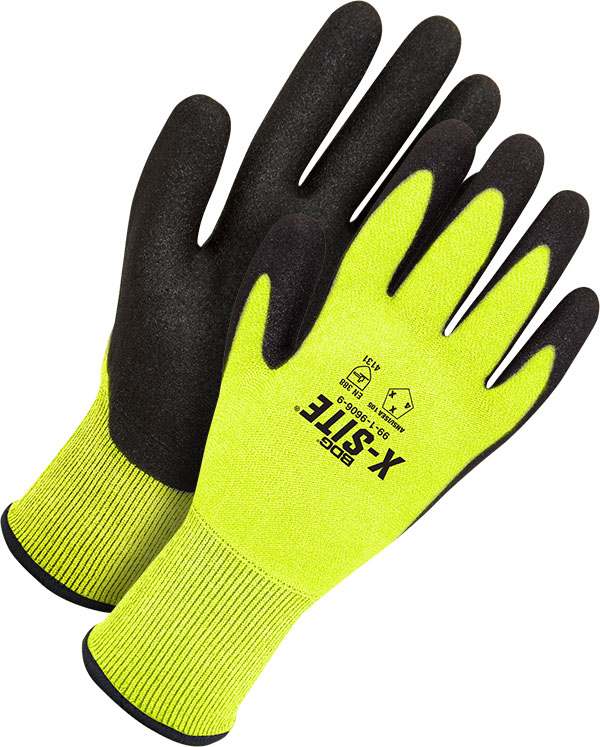 Nylon/spandex de cal. 15 avec enduit de nitrile (haute vis.)