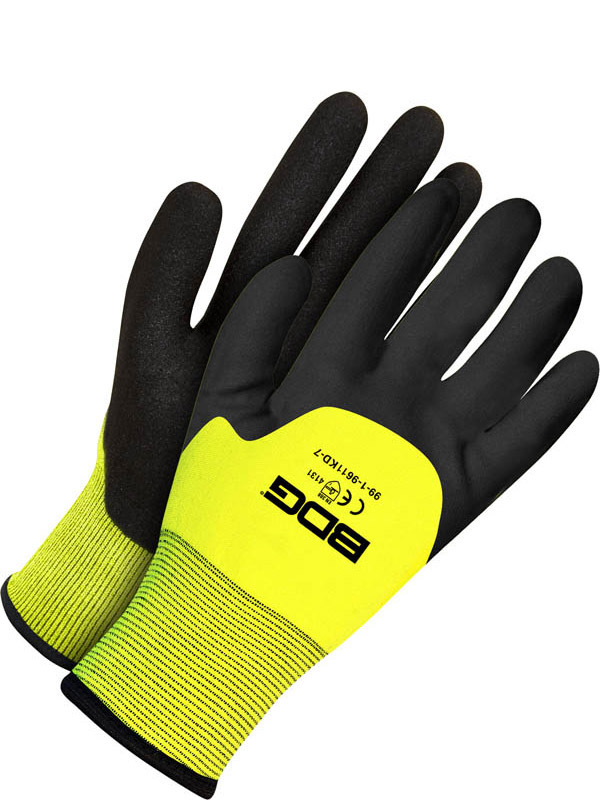 ¾ Nitrile Coated 15 ga. Nylon/Spandex (Hi-Viz)