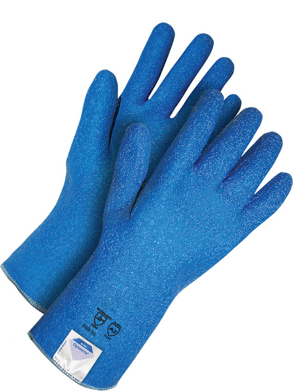 Dyneema<sup>MD</sup> avec enduit de latex complet et manchette (coupe)